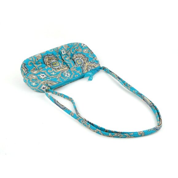 Vera Bradley Totally Turq Frannie Crossbody Purse - Picture 4 of 9